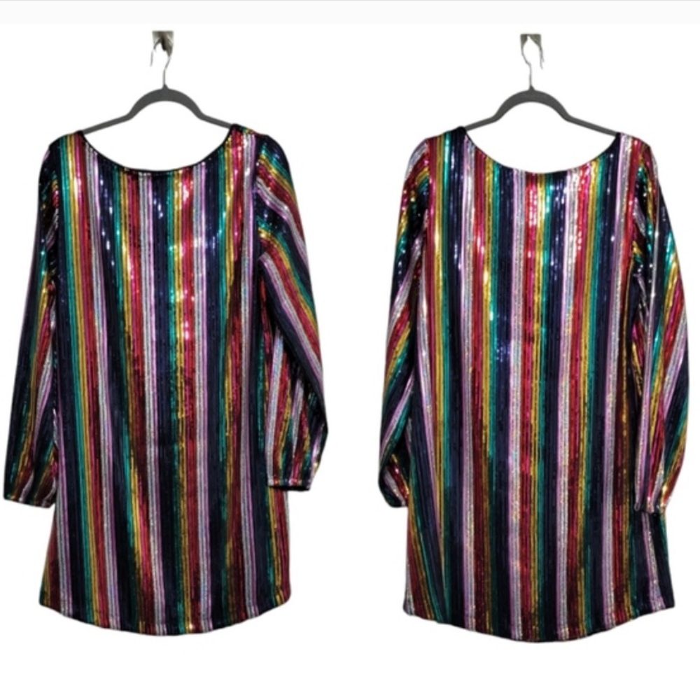 Crown Ivy multicolor sequence dress good condition